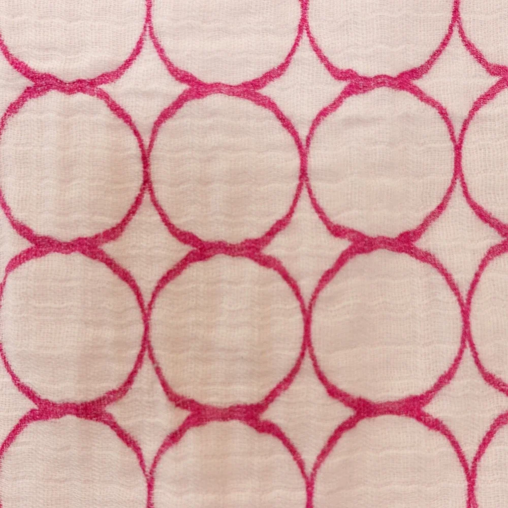 Pink Baby Wrap Swaddling Blanket Square Light Geometric Cozy SWADDLE DESIGNS